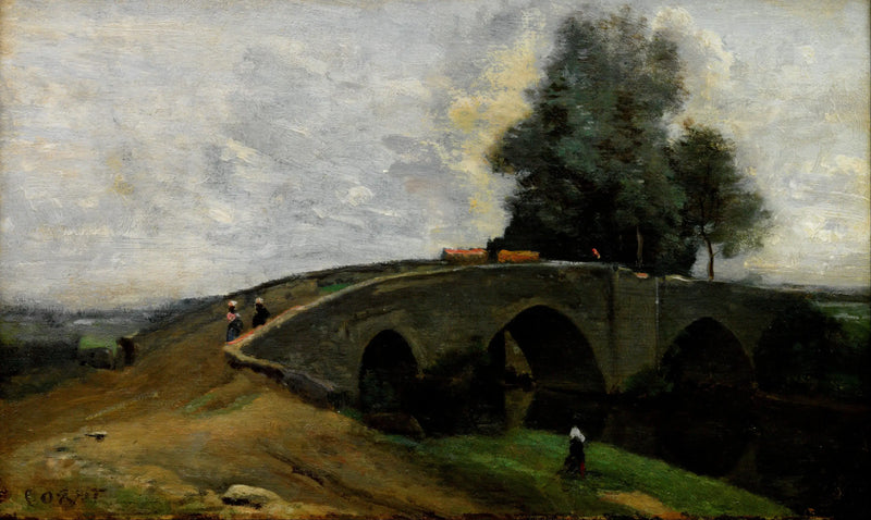 Starý most - Jean-Baptiste Camille Corot