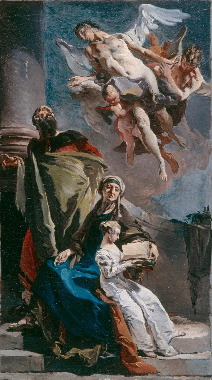 Výchova Panny Marie - Giovanni Battista Tiepolo