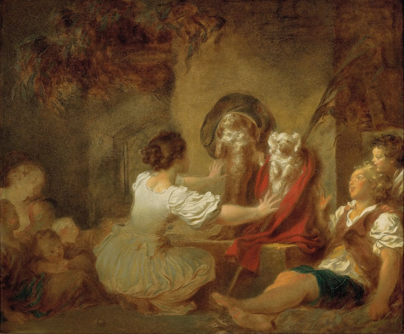 Výchova dělá všechno - Jean-Honoré Fragonard