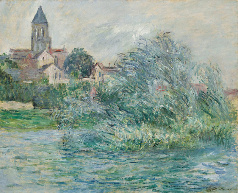 Kostel ve Vétheuil - Claude Monet
