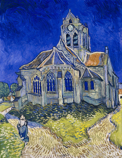 L'Église d'Auvers-sur-Oise - Van Gogh - Reproductions de tableaux et peintures haut de gamme