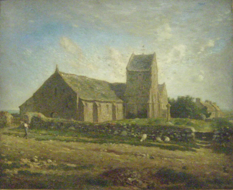 Kostel ve Gréville - Jean-François Millet