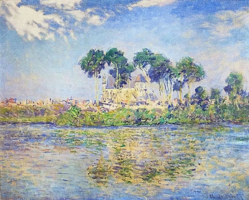 Kostel ve Vernonu - Claude Monet