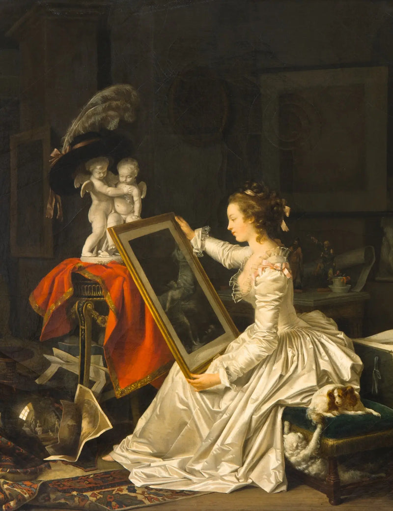 Zajímavá studentka - Jean-Honoré Fragonard