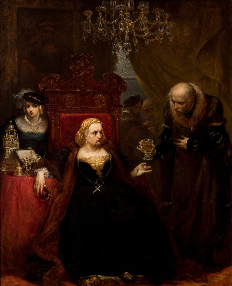 Otrávení královny Bona - Jan Matejko