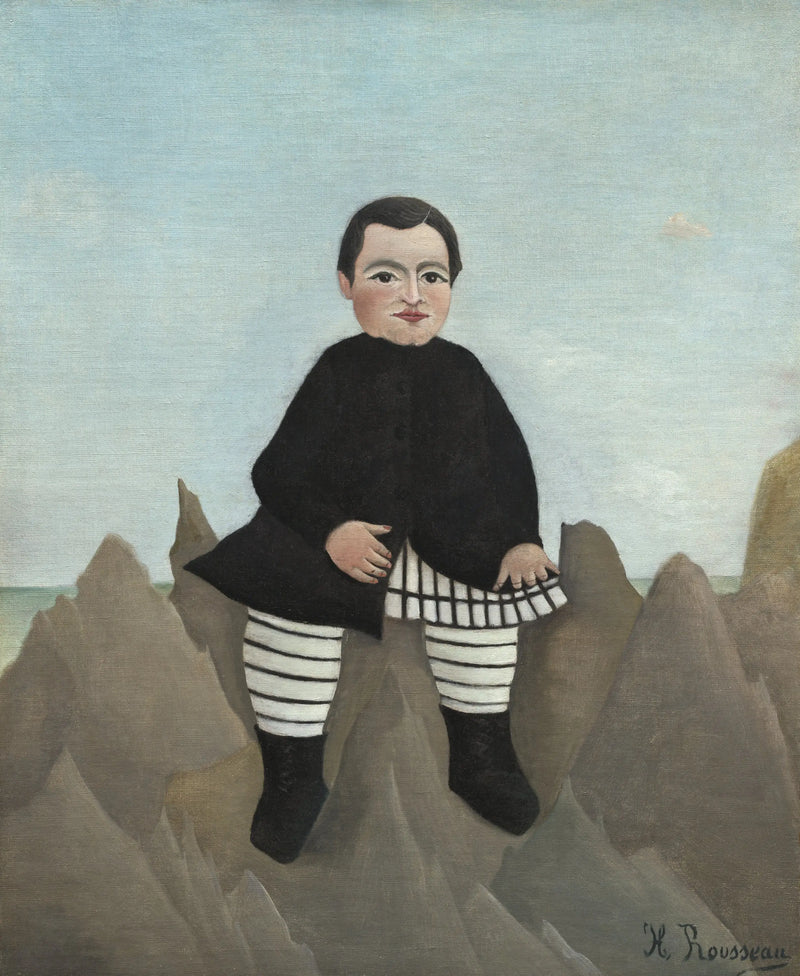 Dítě u skal - Henri Rousseau