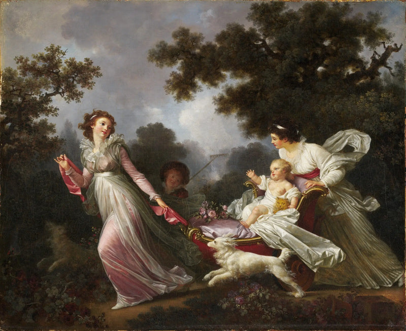 Milované dítě - Jean-Honoré Fragonard