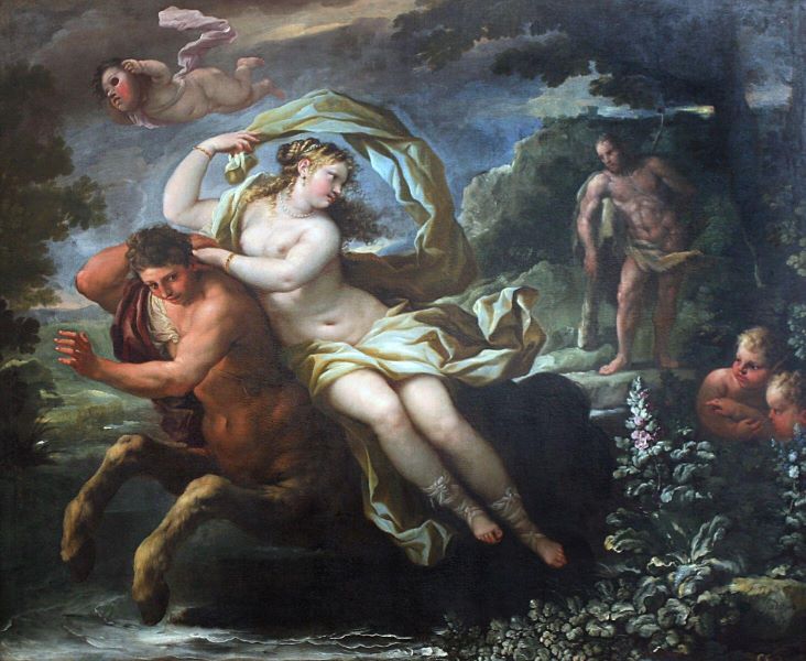 Odstranění Déjanire - Luca Giordano