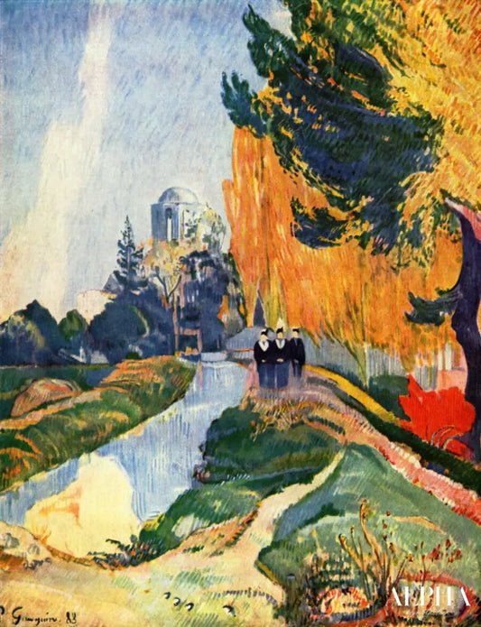 Les Alyscamps - Paul Gauguin - Reproductions de tableaux et peintures haut de gamme