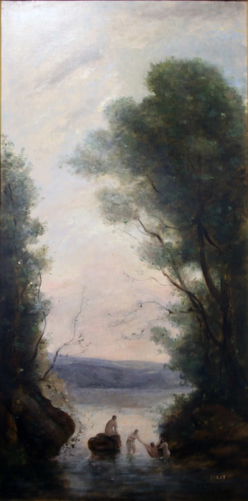 Koupající se - Jean-Baptiste Camille Corot