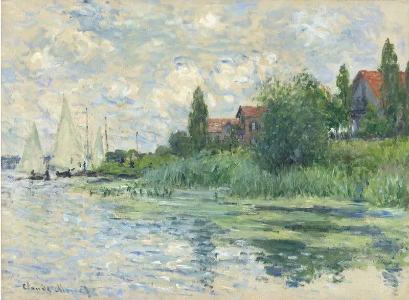Břehy Seiny v Petit-Gennevilliers - Claude Monet