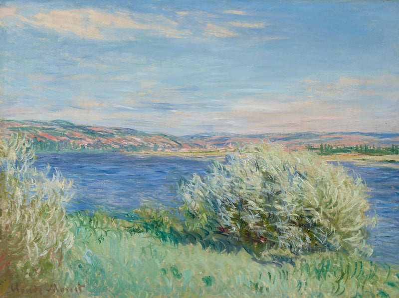 Břehy Seiny u Vétheuil - Claude Monet