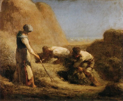 Les Botteleurs de foin - Jean-François Millet - Alpha Reproduction