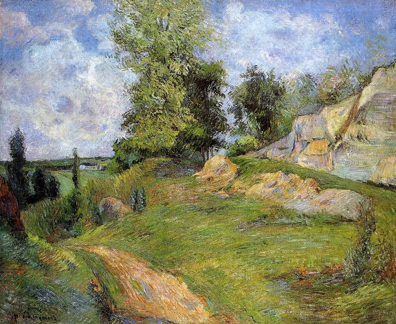 Lomy zelí, poblíž Pontoise - Paul Gauguin