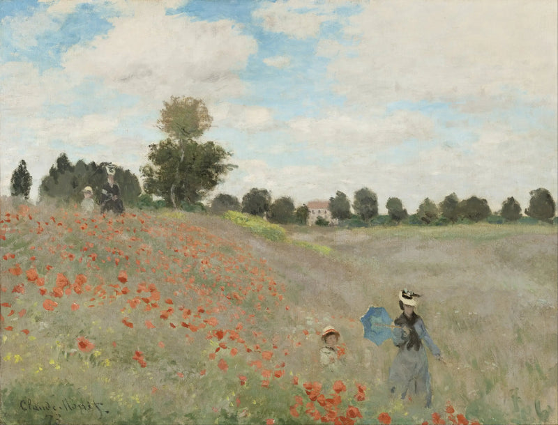Vlčí máky - Claude Monet