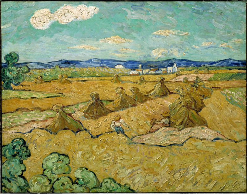 Kukuřičné hromady - Vincent van Gogh