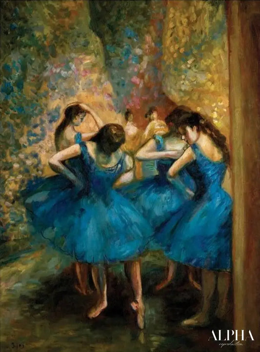 Les Danseuses bleues - Edgar Degas - Reproductions de tableaux et peintures haut de gamme