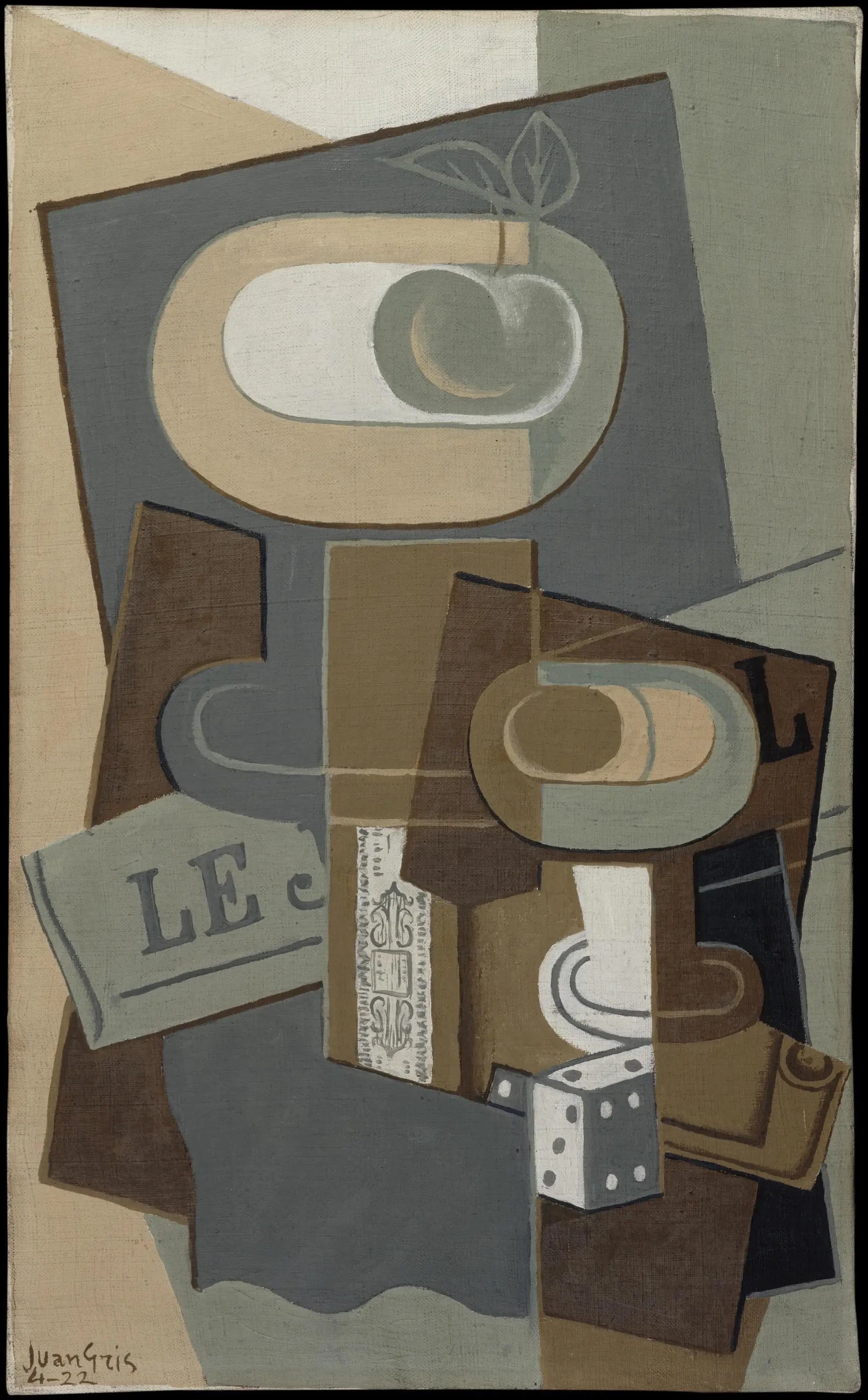 Les dés - Juan Gris - Alpha Reproduction