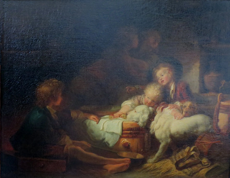Děti farmáře - Jean-Honoré Fragonard