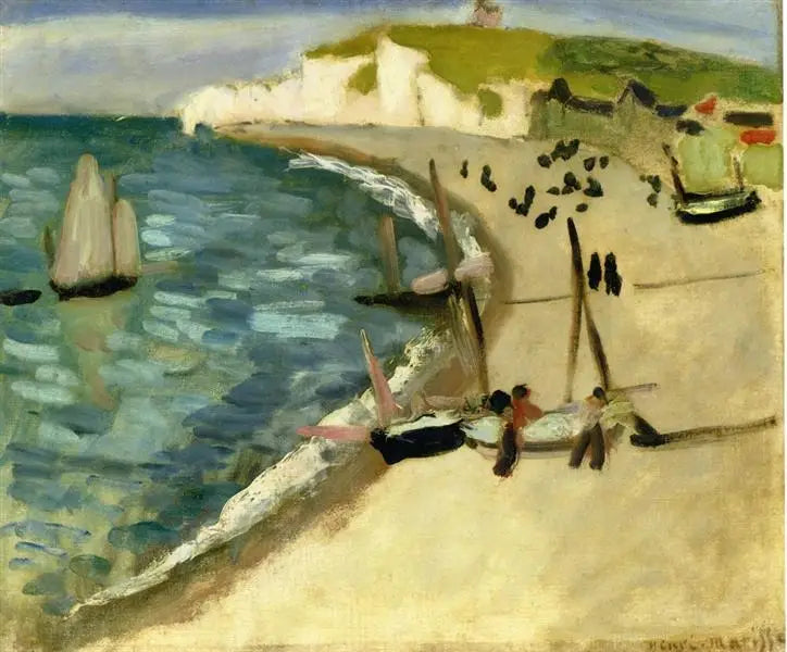 Útesy v Étretat - Henri Matisse