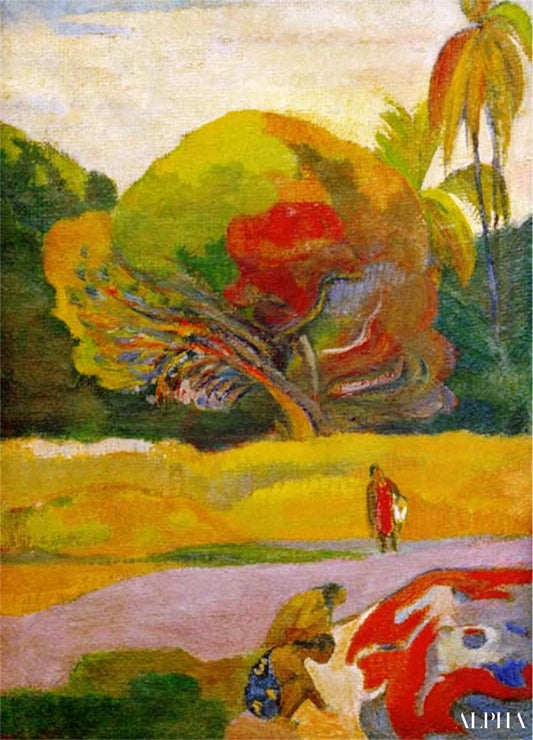 Les femmes au bord de la rivière - Paul Gauguin - Reproductions de tableaux et peintures haut de gamme