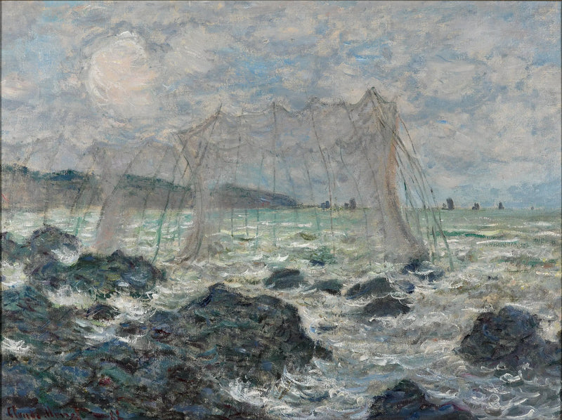 Les Filets à Pourville - Claude Monet