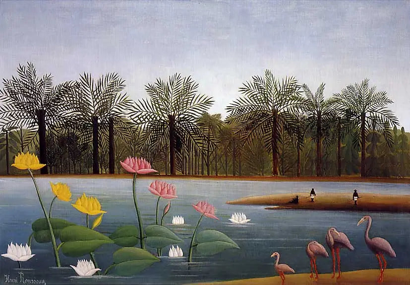 Les Flamants - Henri Rousseau - Alpha Reproduction