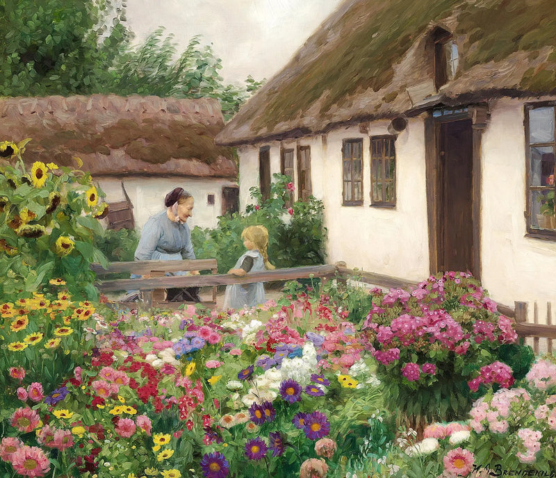 Květiny zahradníka. - H. A. Brendekilde