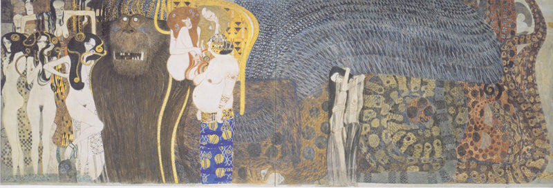 Síly zla a tři Gorgony - Gustav Klimt