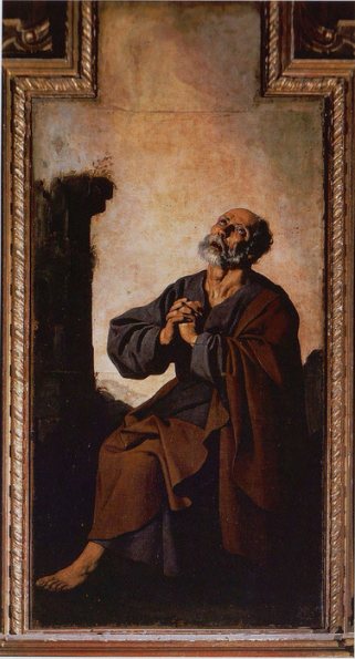 Slzy svatého Petra - Francisco de Zurbarán