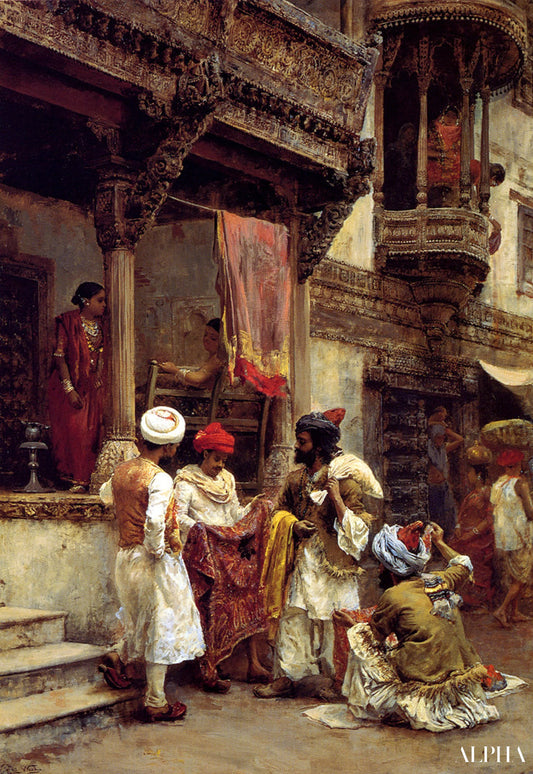 Les marchands de soie - Edwin Lord Weeks - Reproductions de tableaux et peintures haut de gamme