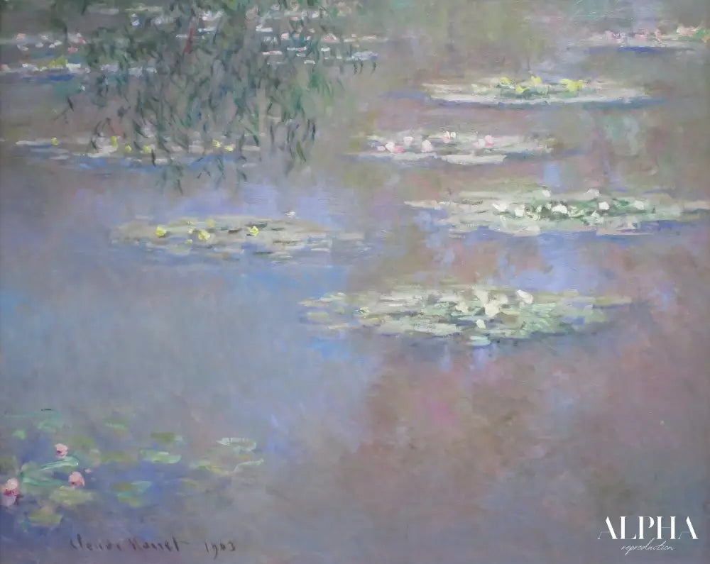 Les Nymphéas 1903 - Claude Monet - Reproductions de tableaux et peintures haut de gamme