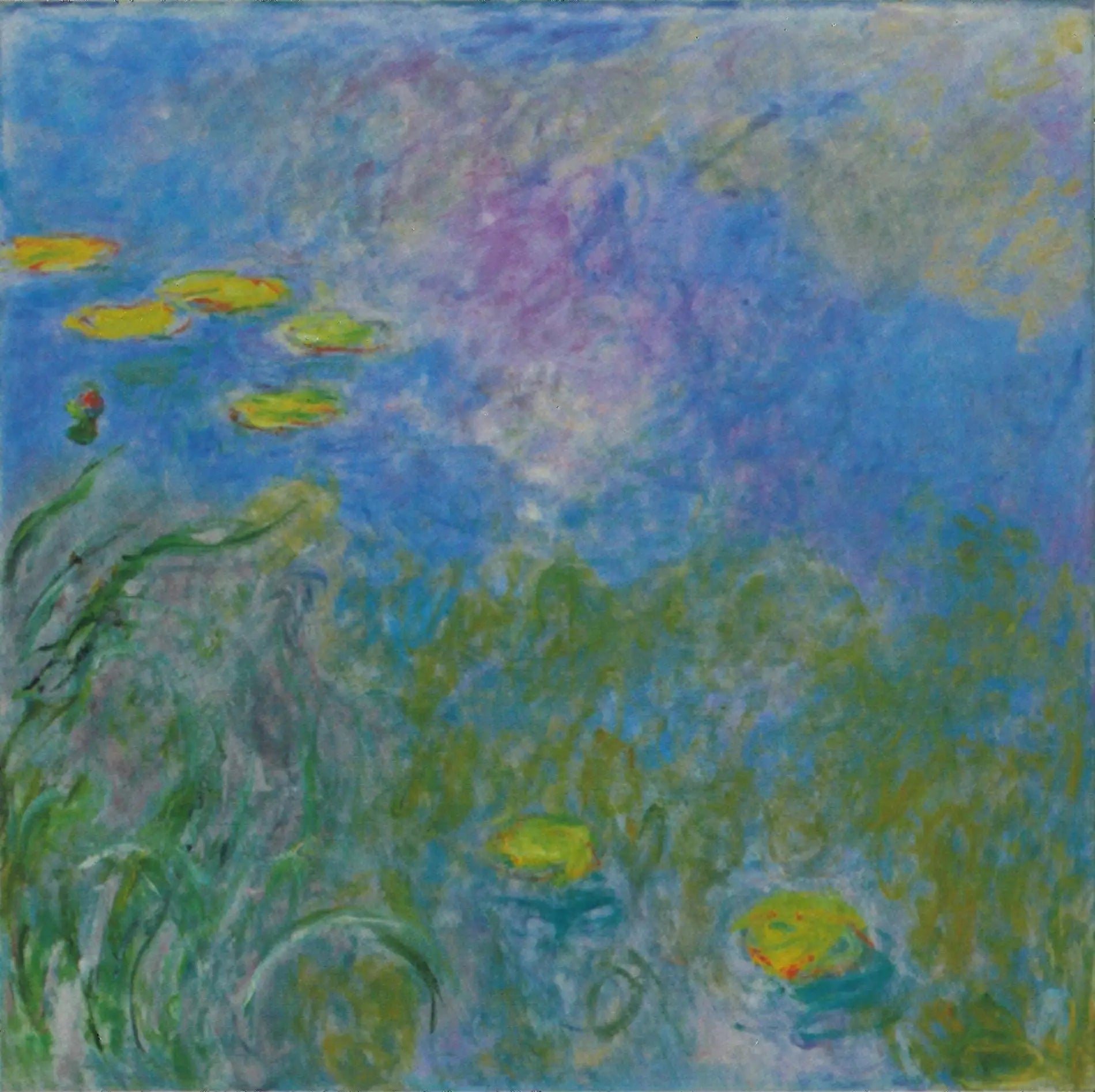 Reproduction du tableau « Les Nymphéas - Claude Monet » par Alpha Reproduction en peinture à l’huile