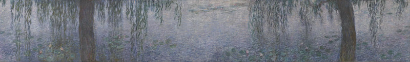 Lekníny - Jasné ráno s vrbami - Claude Monet