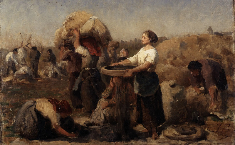Mákové pole - Jules Breton