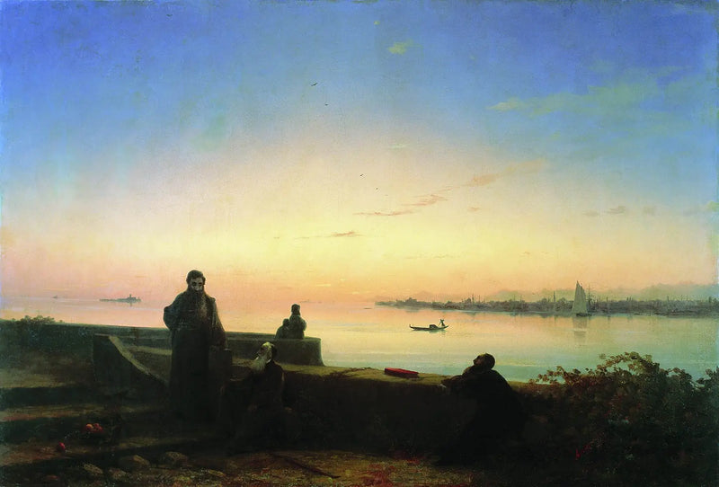 Otcové Mekhitaristé na ostrově Lazare, Benátky - Ivan Aïvazovski