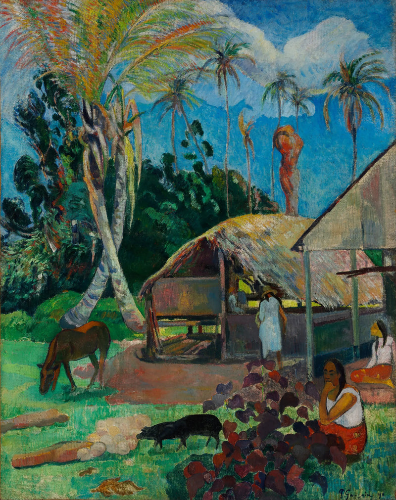 Černí prasata - Paul Gauguin