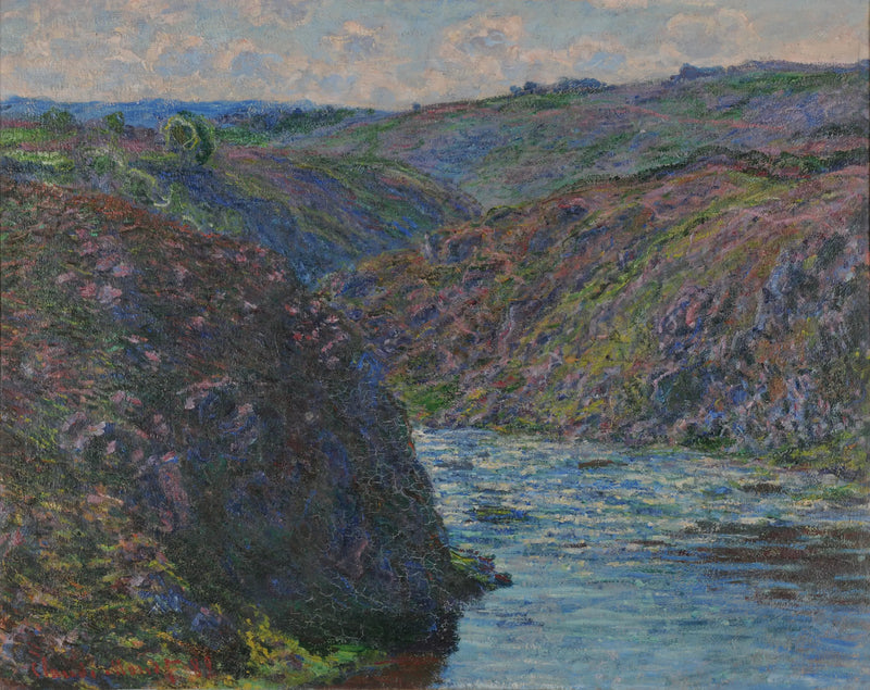 Údolí řeky Creuse - Claude Monet