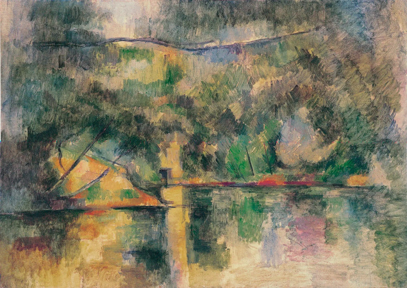 Odrazy ve vodě - Paul Cézanne