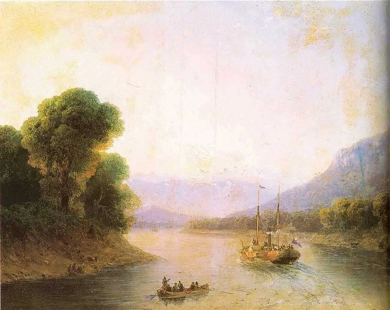 Řeky v Gruzii - Ivan Aïvazovski