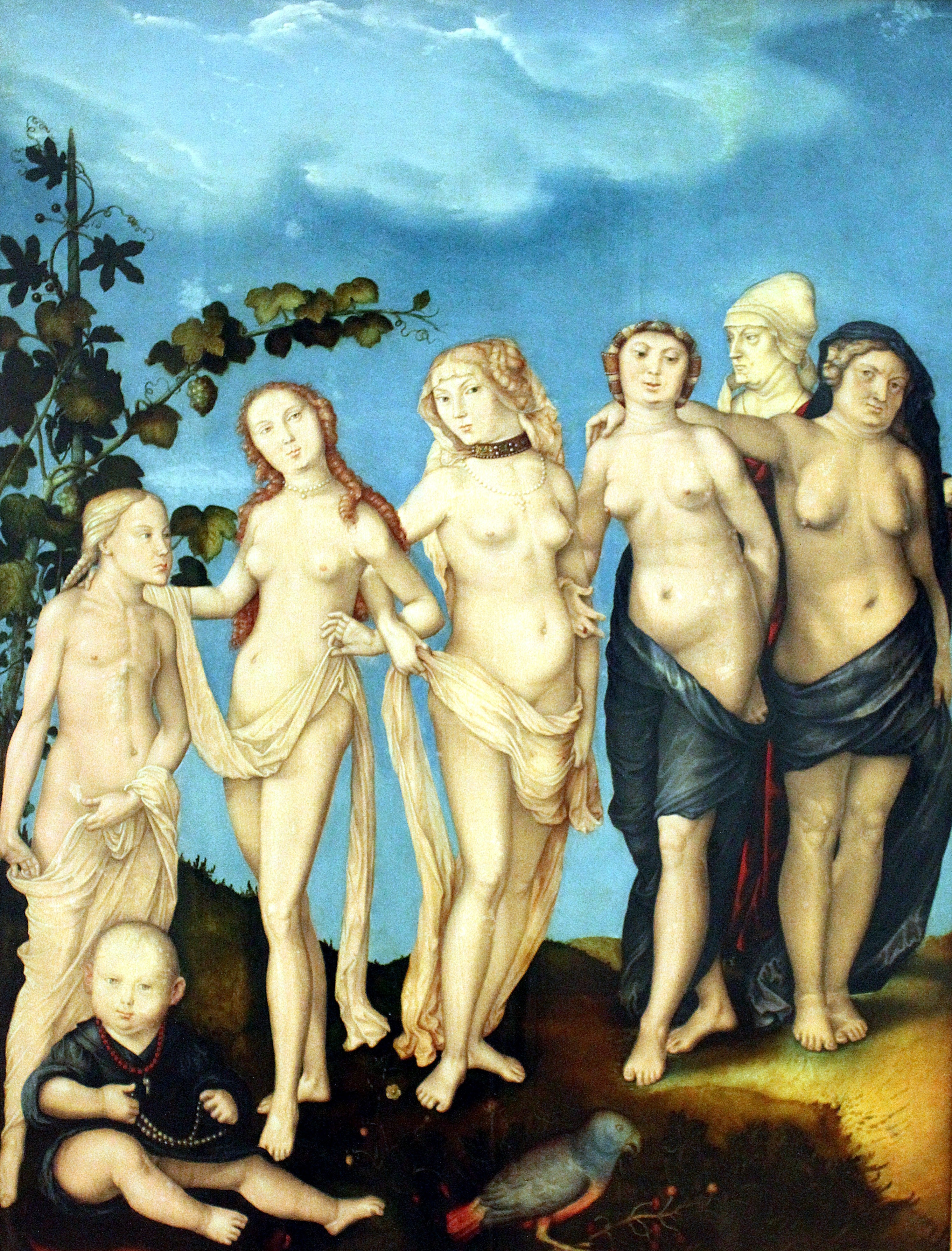 Les sept âges de la femme - Hans Baldung Grien - Alpha Reproduction