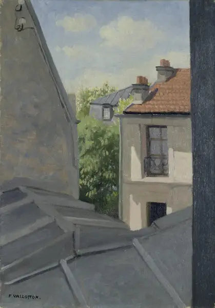 Les toits, rue Mérimée - Félix Vallotton