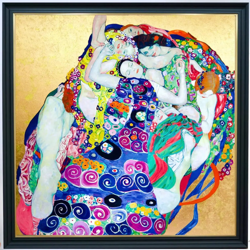 Les Vierges – Přepracované dílo Gustava Klimta od Master Apollona | 200 x 200 cm