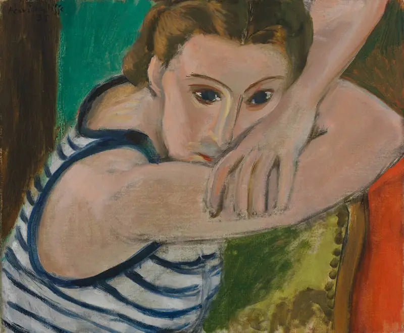 Modré oči - Henri Matisse