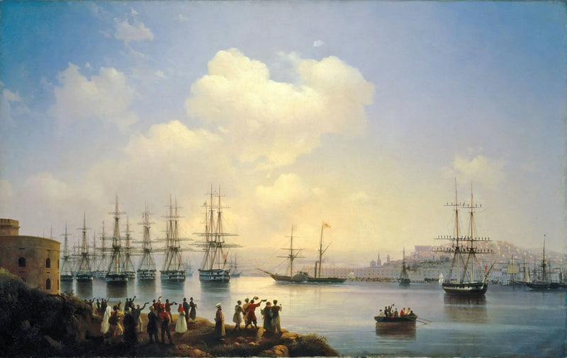 Ruská eskadrona na cestách Sevastopolu - Ivan Aivazovskij