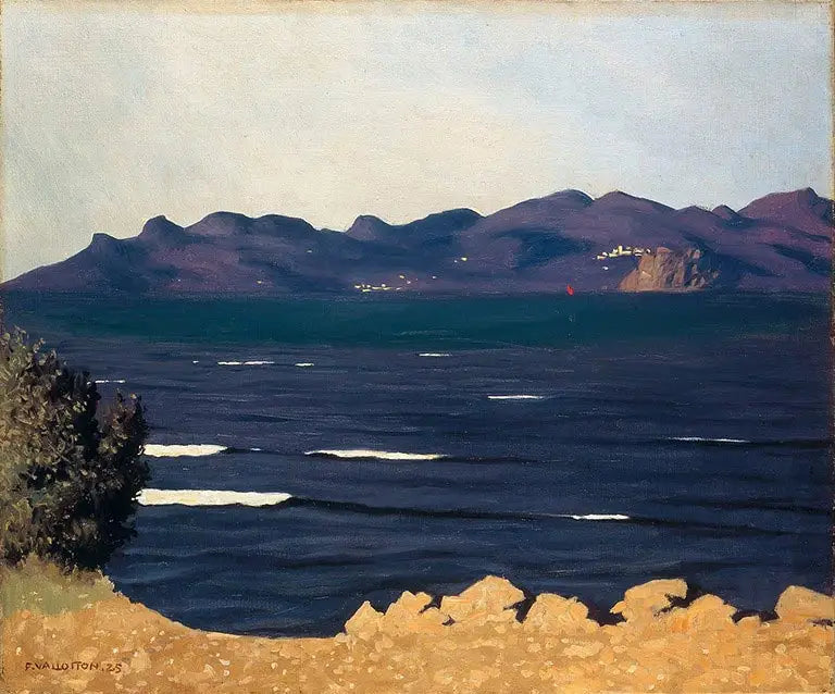 L'Estérel et la baie de Cannes - Félix Vallotton