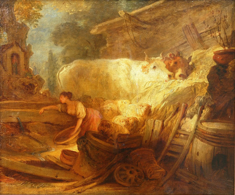 Stáj - Jean-Honoré Fragonard