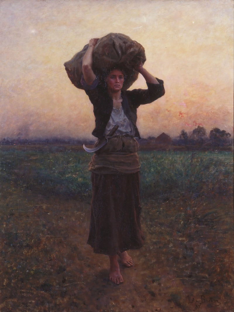 Hvězda pastýře - Jules Breton