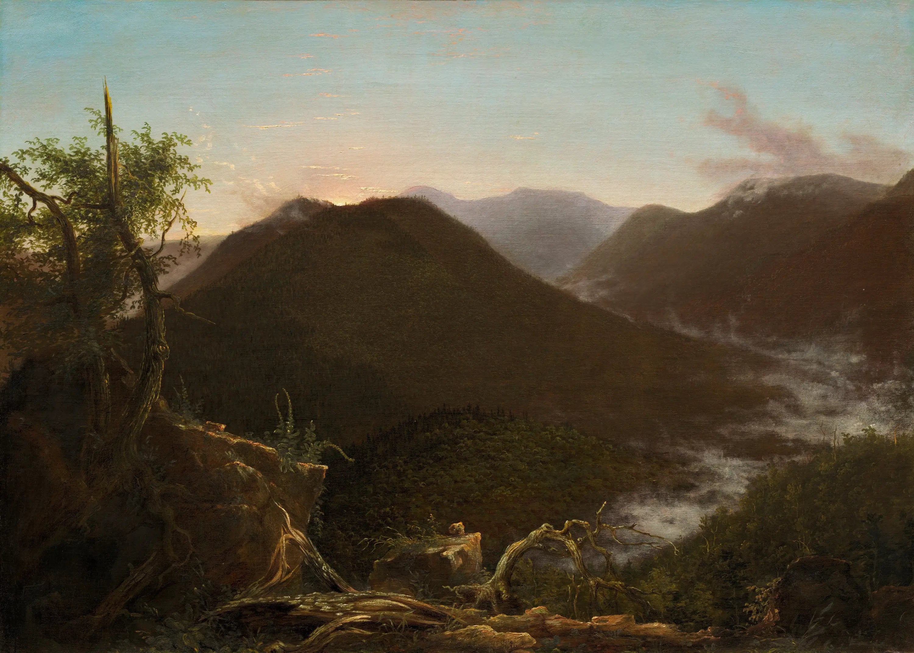 Lever de soleil dans les Catskill Mountains - Thomas Cole - Alpha Reproduction