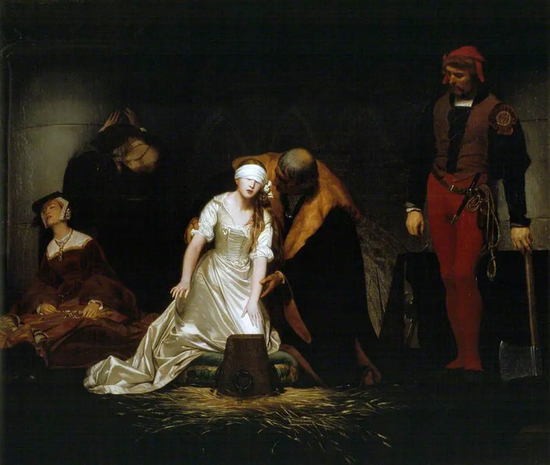 Vykonání Lady Jane Grey - Paul Delaroche